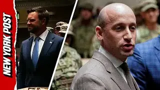 Watch JD Vance Lose it When Stephen Miller Calls out 'Stupid White Hippie' DC Protesters