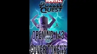 Opening 143 Cover Tokens In Marvel Puzzle Quest