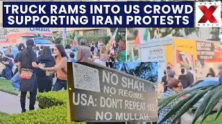 Iran Chaos In US: Truck Rams Into American Crowd Backing Tehran Protests | Iran Protest Update