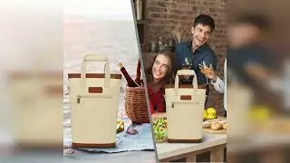 Review: opux Two Bottle Wine Bag Carrier Tote, Insulated Leakproof 2 Bottle Wine Cooler Bag fo...