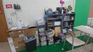 High School History Classroom Setup: almost ready for students to walk in the door
