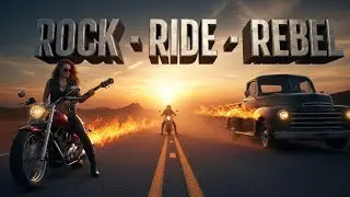 Best Rock n Roll Road Music 🎸 Rock n Ride 🔥 Built for Dusty Highways