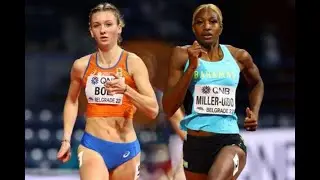 400m Final Drama: Miller-Uibo vs Femke Bol | Indoor Championships