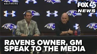 Ravens owner Bisciotti, GM DeCosta speak to the media for the first time since firing John Harbaugh