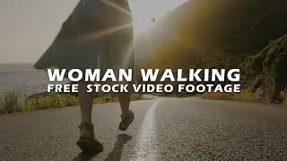 35+ Woman Walking Free Video Footage | No Copyright | Slow Motion Footage Of Beautiful Girl Walking