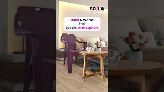 SRILA : Build a warm and special atmosphere with Srila plastic chairs  #ecofriendly