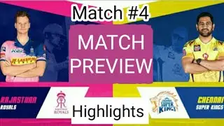 Csk vs RR MATCH PREVIEW 2020 || Highlights || Nail biting match 23 September 2020 ||