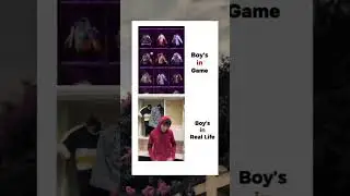 #ff BOY in game vs Boy in real life🤣