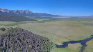 Panorama of Red Rock Lakes Wildlife Refuge