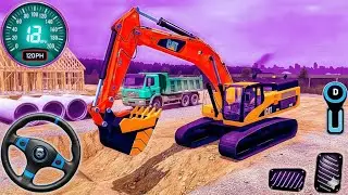 Real Construction Work 🚜 | City Road Builder Simulator | Android