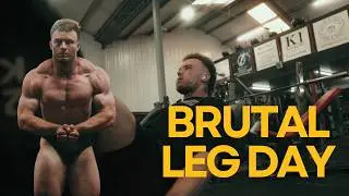 BRUTAL LEG DAY IN PREP | BRINGING THE INTENSITY