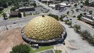 Historic Gold Dome in Oklahoma City - Drone Footage