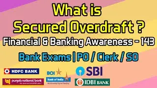 What is Secure Overdraft ? | Financial & Banking Awareness - 143 | Bank Exams | PO / Clerk / SO