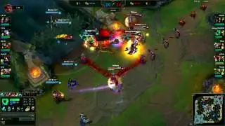 SECRET / HIDDEN C9 VS TSM TEAMFIGHT