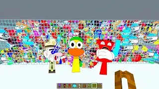 Too Much NEW Sprunki OC Nextbots In White Room Minecraft PE MOD
