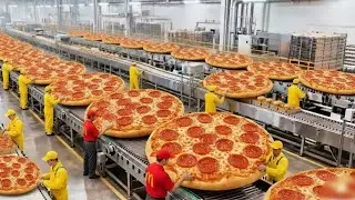 Inside the Pepperoni Pizza Factory | Large-Scale Pepperoni Pizza Production | How It&rsquo;s Done