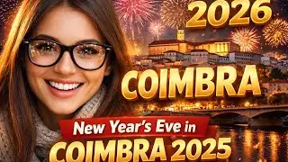 New Year’s Eve in Coimbra 🇵🇹 | 2025→2026 Fireworks, Night Walk & City Vibes