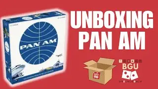 Pan Am Board Game Unboxing