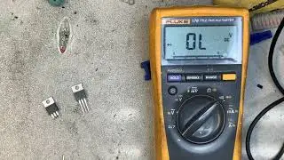 Testing a FET with MultiMeter and Diode Test