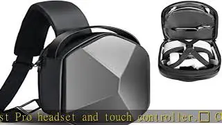 SARLAR Fashion Hard Travel Case for Oculus Meta Quest 2/Meta Quest Pro, Expandable Capacity Compati