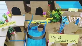 INDUS VALLEY CIVILIZATION PROJECT 3D MODEL | EASY SCHOOL PROJECT FOR KIDS |3D PROJECT | EASY ART🎨 