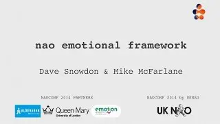 nao emotional framework by Dave Snowdon and Mike McFarlane