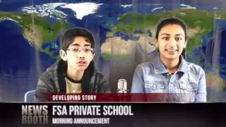 Fulton Science Academy Private School Morning Announcement Wednesday March 2 2016