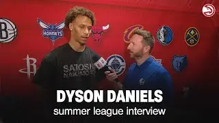 Dyson Daniels Interview at NBA Summer League