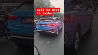 Audi Q3 Sprtback cost is 50 Lakhs. #cars #audi #shortsviral #trending