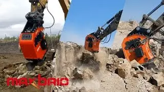 MAXBRIO DAEDONG VIBRO RIPPER BR65 & DOOSAN DX530 KOREA