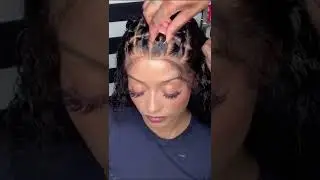 RESTYLE WATRR WAVE WIG | New style🙌🏿💯Different vibe😍🔥 #wigs #curlyhair  #blackgirlmagic #humanhair