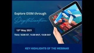 Webinar on EXIM Business by Mr. Pramit Joshi, CEO & Co-Founder, NuPhi