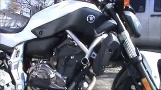 PUIG HI-TECH PARTS Frame Sliders on Yamaha FZ 07