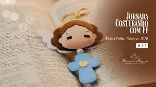 ✨ AULA  IMPERD&Iacute;VEL!  ✨MOLDE EM PDF: CHAVEIRINHO ANJO DA ESPERAN&Ccedil;A