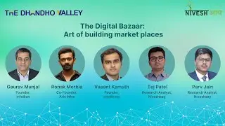 Day 2 Session 5- The Digital Bazaar: Art of building market places