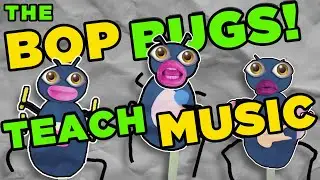 Bopkins: Meep & Poncho Learn About MUSIC with The Bop Bugs! (Sock Talk)