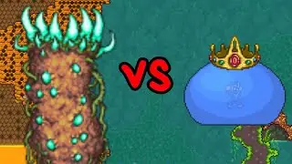 Vortex Pillar vs King Slime - Master Mode