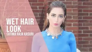 How To Get WET HAIR LOOK? | Wet Hair Look Tutorial | Argi | Beauty | Fashion | Fatima Raja Kasuri