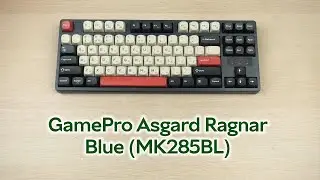 Розпаковка GamePro Asgard Ragnar Keychron Super Red Switch Wireless/Bluetooth/USB Blue (MK285BL)