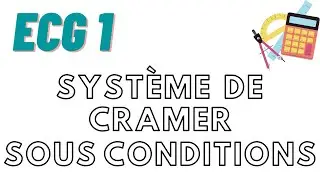 Matrices : exercice système de Cramer sous conditions