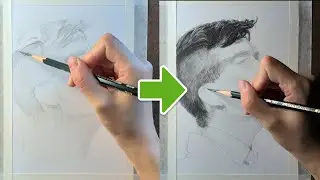 How to draw hair of Thomas Shelby in peakyblinders  如何畫頭髮