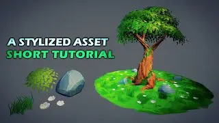 How I made a Stylized Forest Asset in Dreams (Short Tutorial) | Dreams PS4/PS5