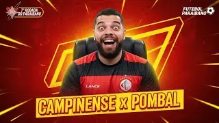 GOLA&Ccedil;O DE FALTA E UM VOLEIO DE CINEMA! 🔥 Campinense vs Pombal | Campeonato Paraibano