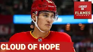 CLOUDY: Zach Whitecloud DEBUTS for Calgary Flames in loss to New Jersey Devils on Simon Nemec goal