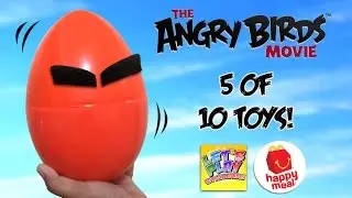 2016 Angry Birds Movie 5 of 10 Happy Meal toys from Mcdonald's.