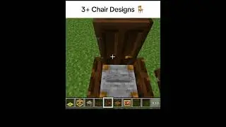 3+ Chair Designs 🪑  #minecraft #shortsfeed #shorts #alphaplays