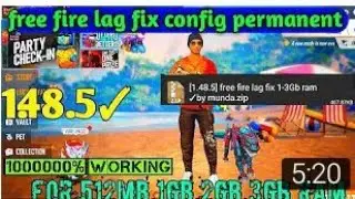 Free Fire Lag Fix || 1.48.5&radic;  New Config File 2020 ||