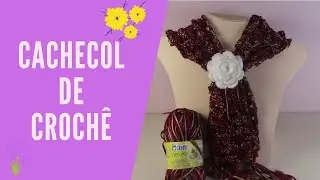 Cachecol de Croch&ecirc; 2020 / Ponto f&aacute;cil de fazer / DIY