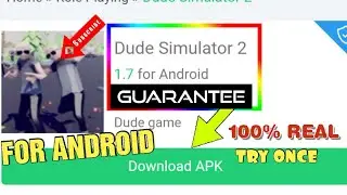 Dude Simulator 2 download | Dude Simulator 2 android | Dude Simulator 2 mobile | OK GAMING