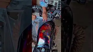 khatola2 splendor bike modified tank sticker design//baaj sticker//eagle sticker design